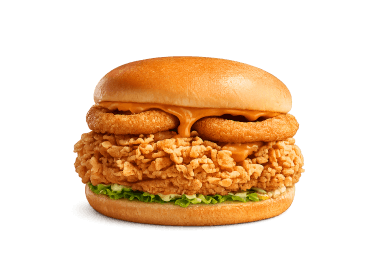 Onion Ring Chicken Sandwich