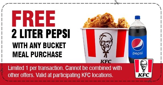 FREE 2L PEPSI promotional image