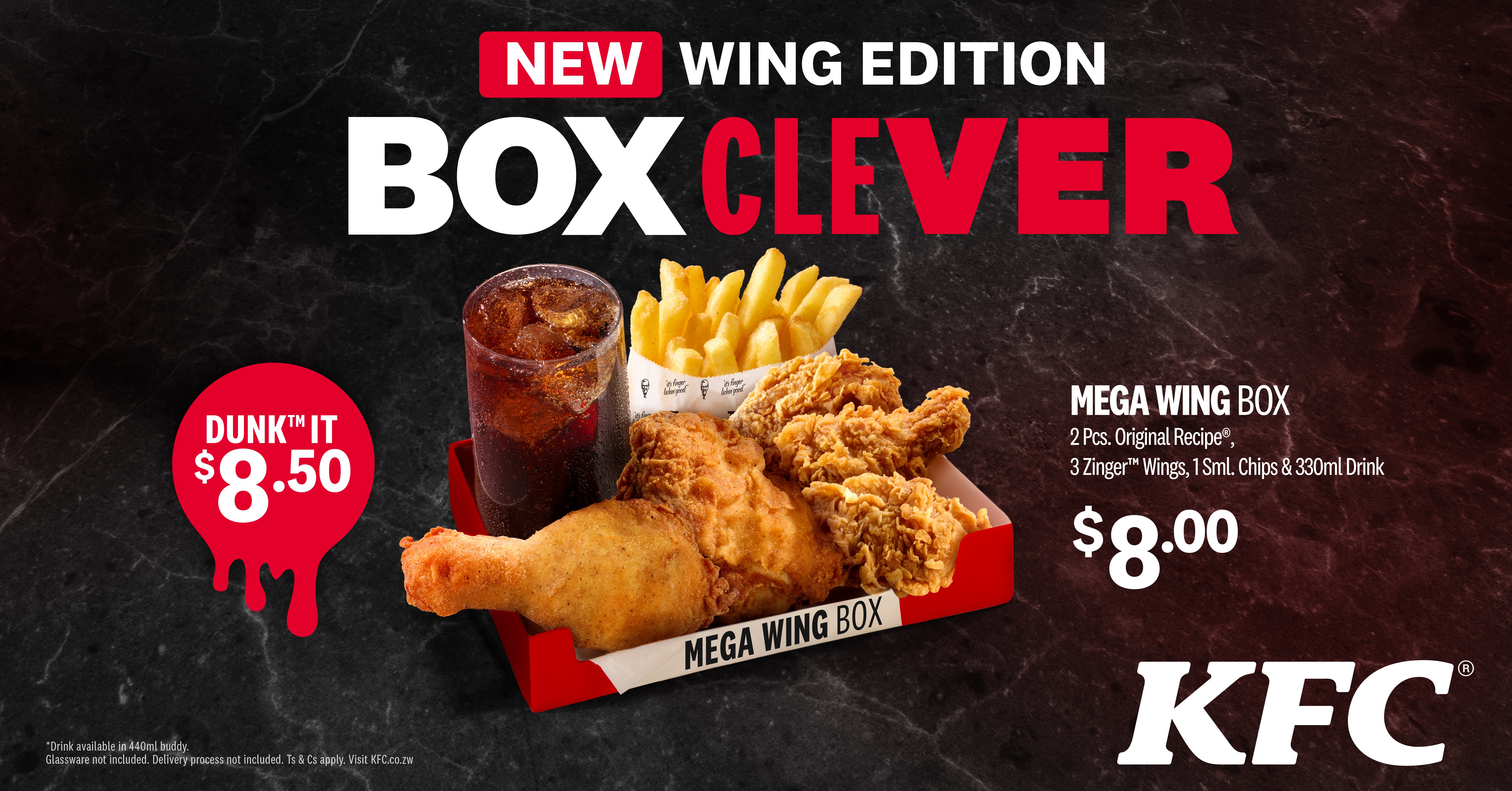 Dunked Mega Wing Box