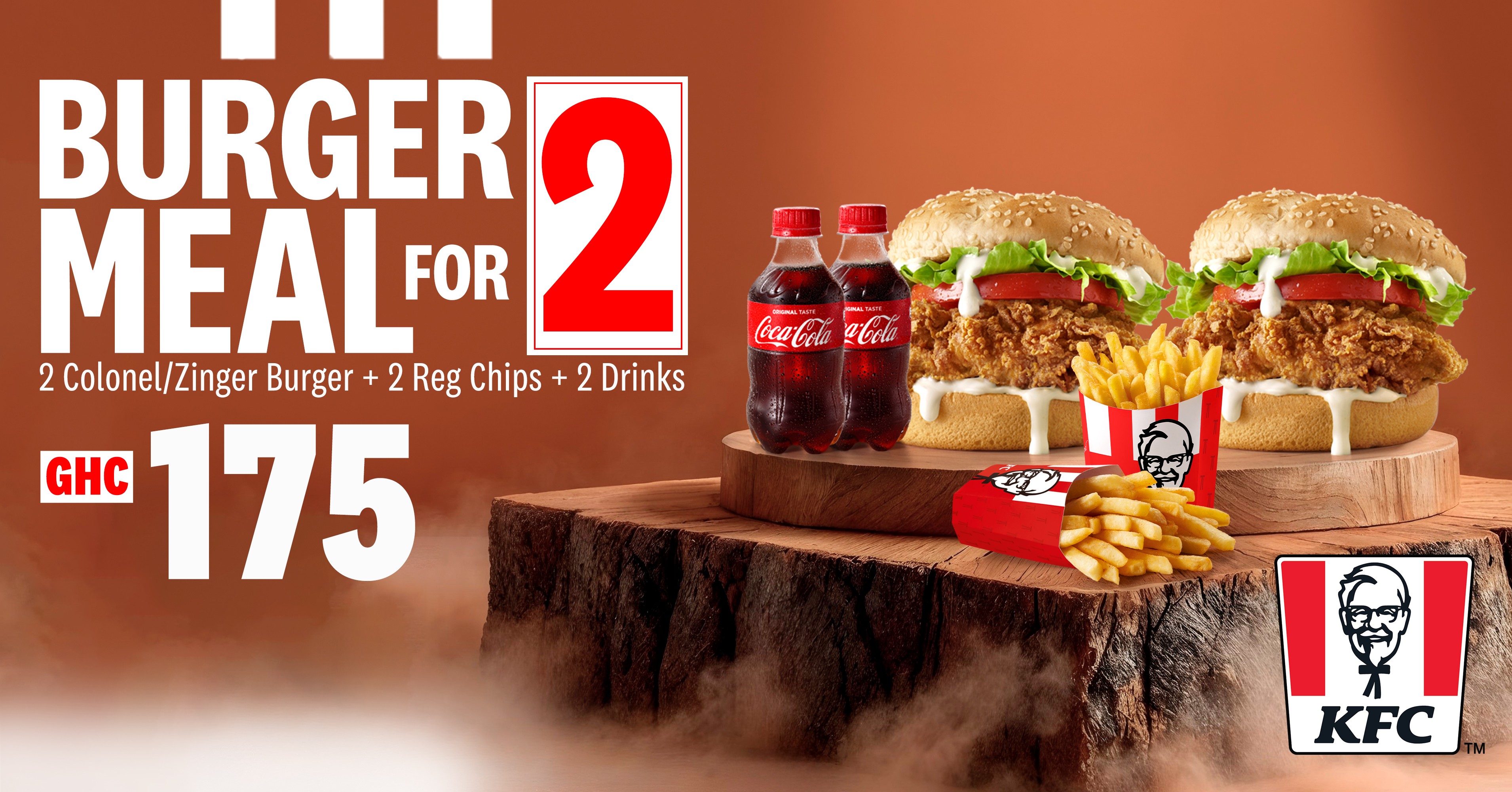 DOUBLE ZINGER BURGER MEAL