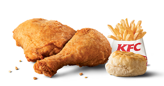 2PC, French Fries & Biscuit