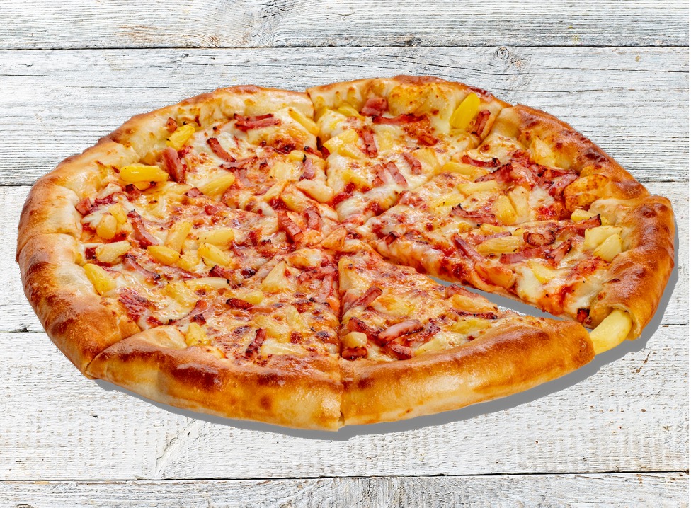 Hawaiian Cheesy Crust Pizza