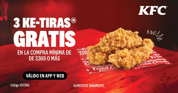 Imagen promocional de TODO EL MENÚ  (MONTO MÍNIMO $369) +3 KE TIRAS GRATIS