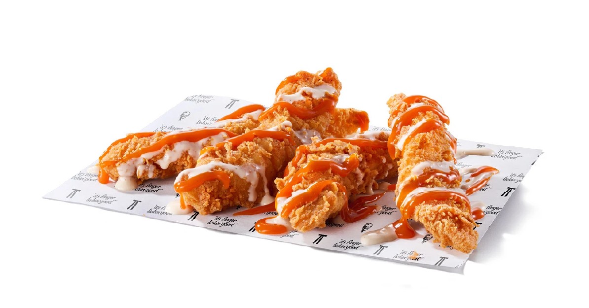 4 ZINGER STRIPS BUFFALO RANCH