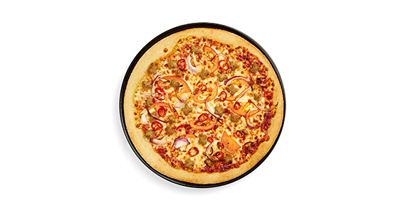SPICY HOT Gluteeniton pizza