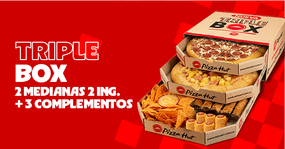 Triple Box 2 Medianas 2 Ing. + Complementos