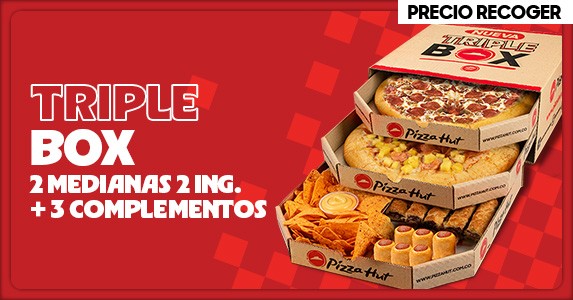 Triple Box 2 Medianas 2 Ing. + Complementos
