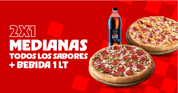 2x1 Medianas Lover's 🍕🍕