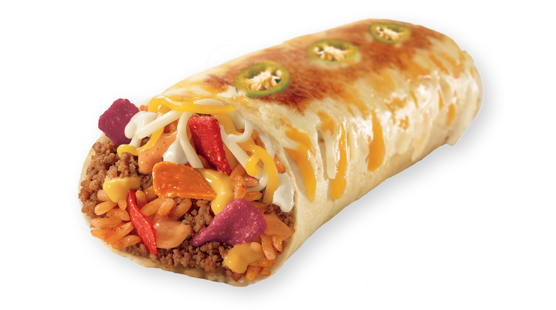 Grilled Cheesy Burrito Spicy