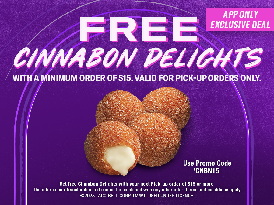 Free Cinnabon Delights